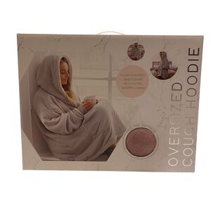 Oversized Couch  Hoodie Plush Sweatshirt with Ultra Sherpa Lining